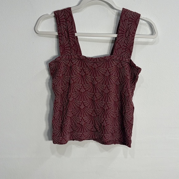 Coco and Shay Tank Top Floral Design Cropped Stretchy - Picture 3 of 5